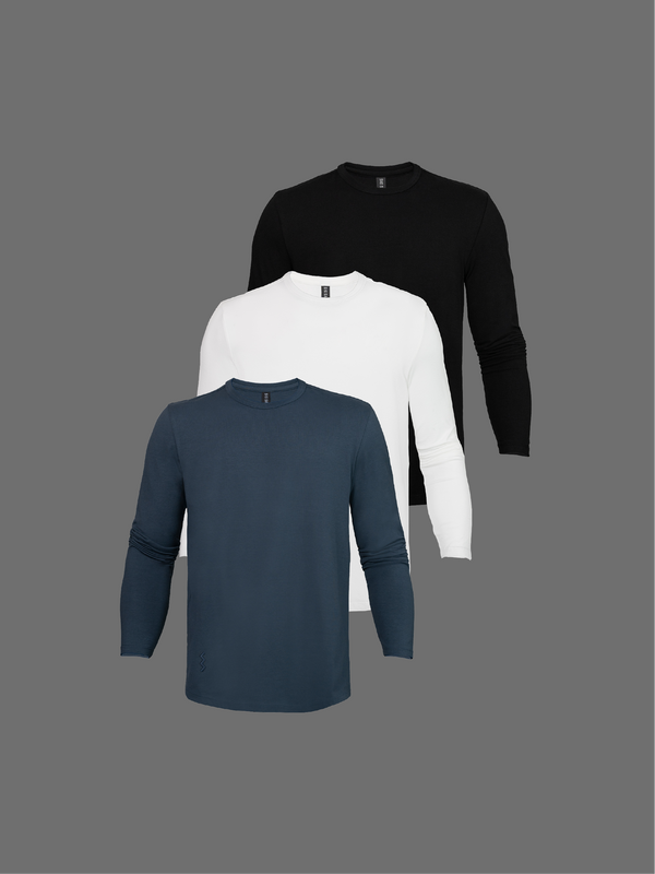 Fundamental Long Sleeve 3-Pack